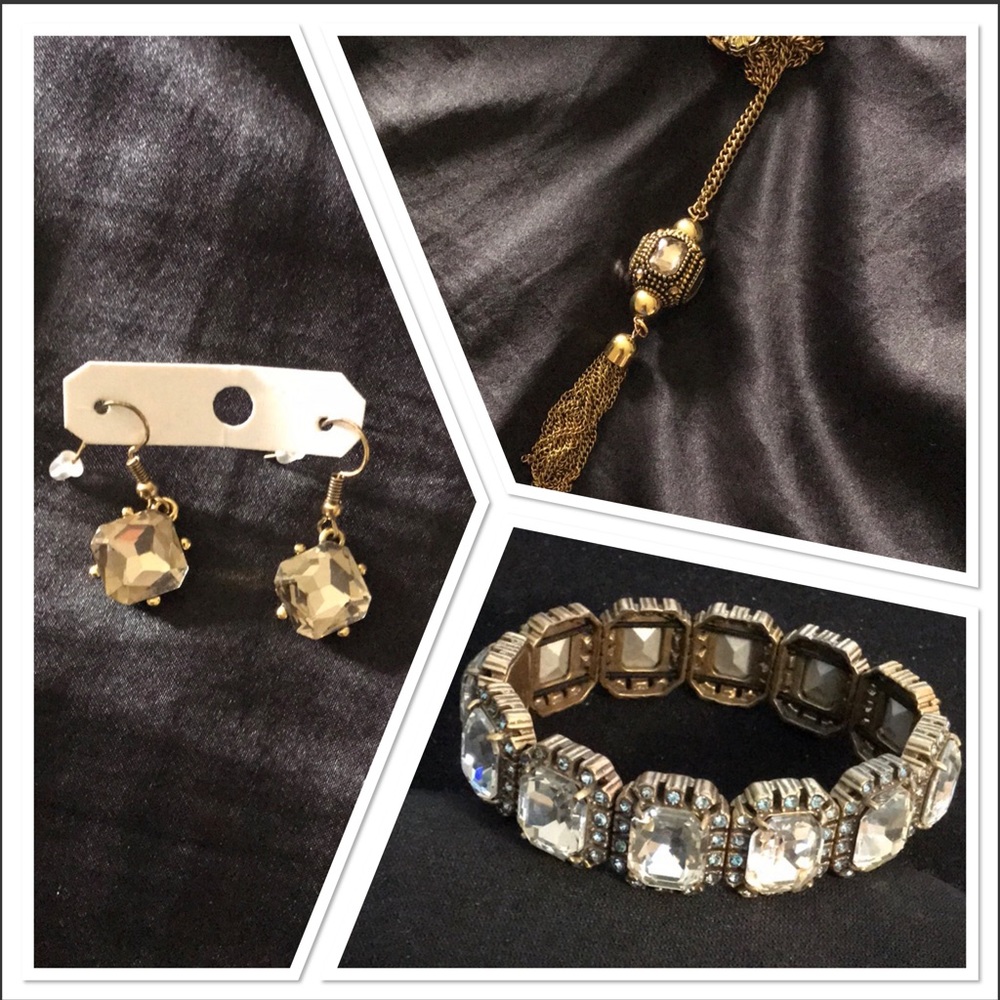Necklace and Earring Set + FREE Bracelet